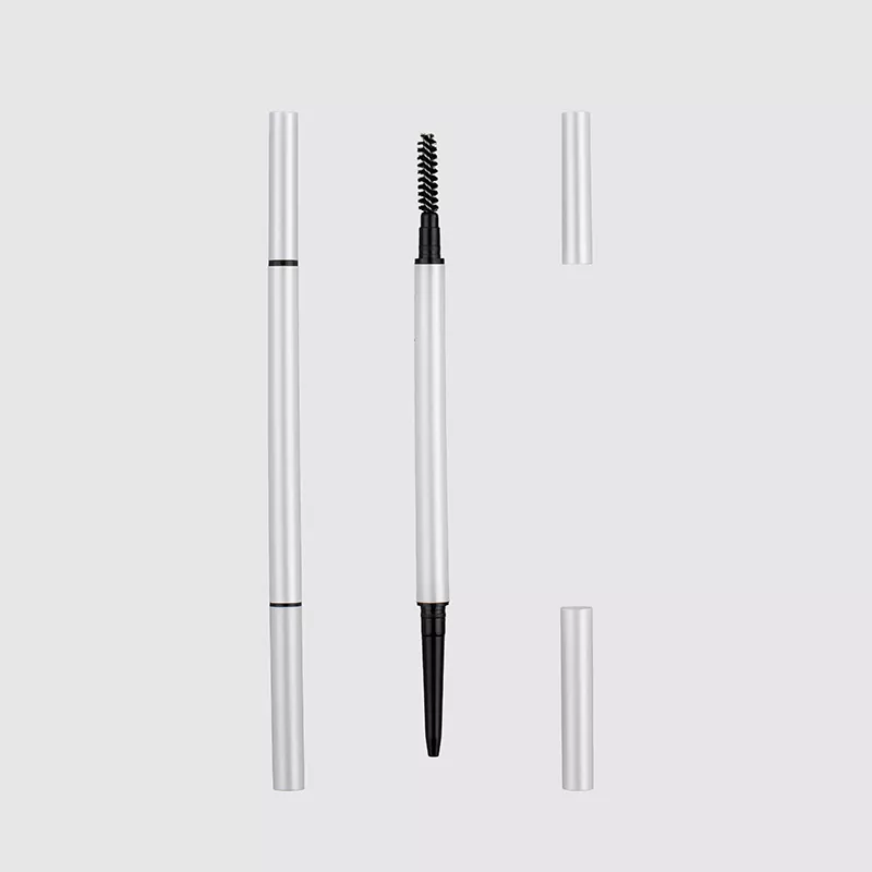 Round-Tip Dual Brow Pen med avsmalnet børsteemballasje